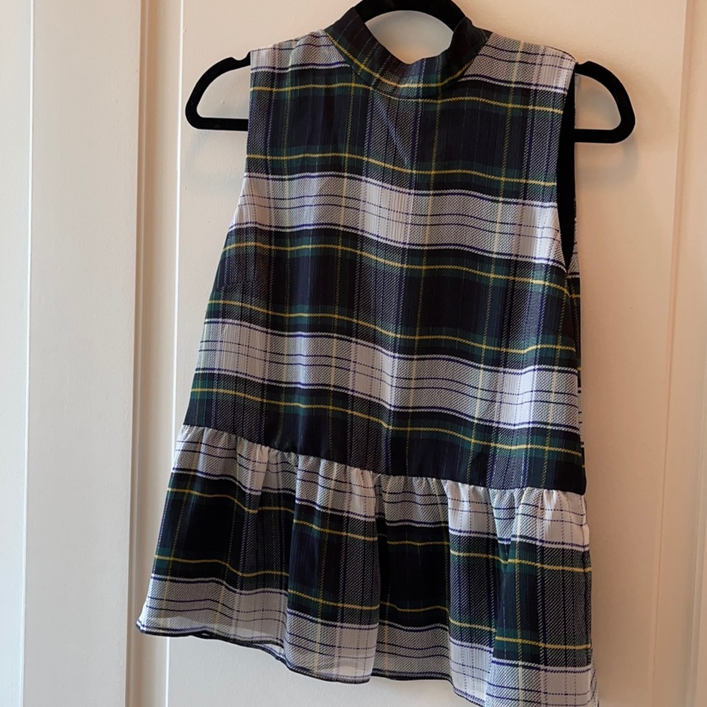 NWT J Crew Peplum Blouse